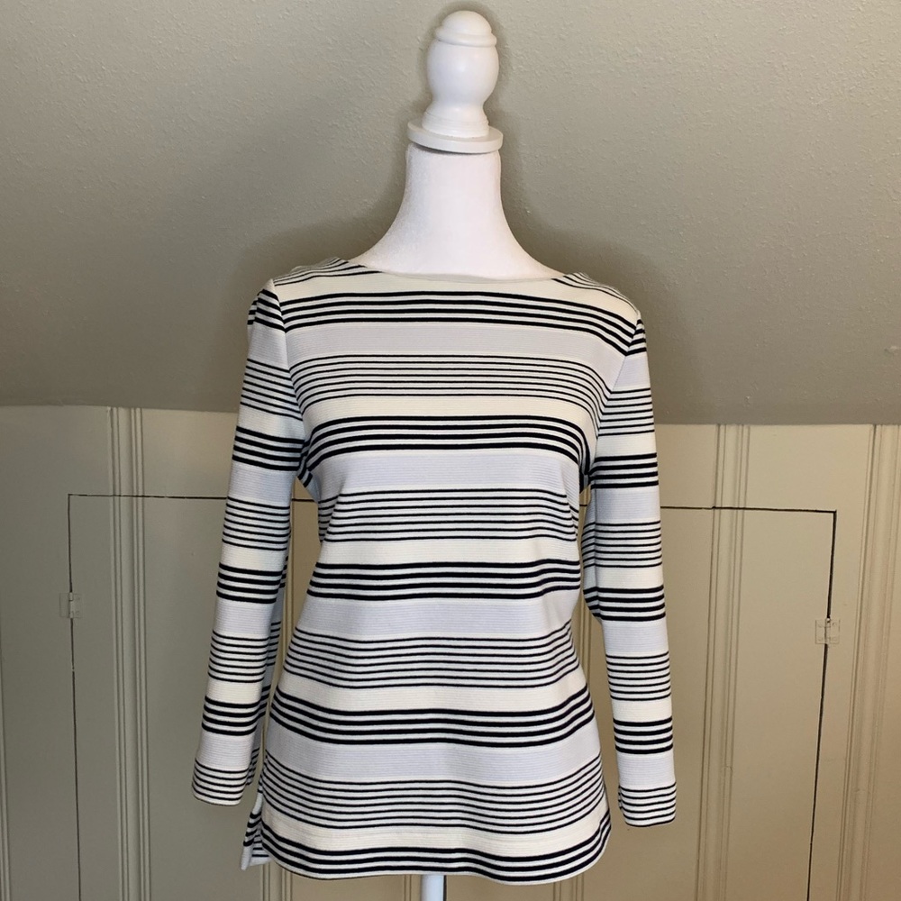 Madewell Striped Ponte Breton Shirt